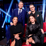 Blanca Suárez, Joaquín Reyes y Lorena Castell en el estreno de Dani Martínez