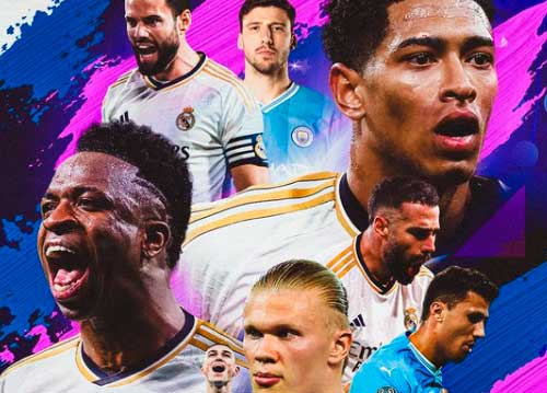 Vinicius, Bellingham y Rodrygo frente a Bernardo Silva, Haaland y Grealish en el Santiago Bernabéu