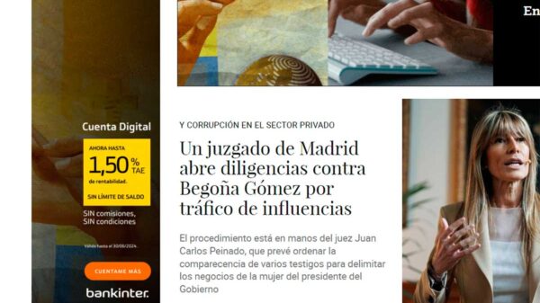 El juez Juan Carlos Peinado abre diligencias contra Begoña Gómez por tráfico de influencias El juez Juan Carlos Peinado abre diligencias contra Begoña Gómez por tráfico de influencias