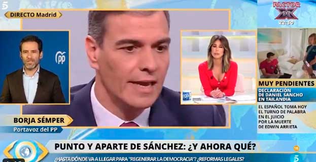 Sánchez activa la máquina del fango de Umberto Eco para mentir y calumniar a Feijóo