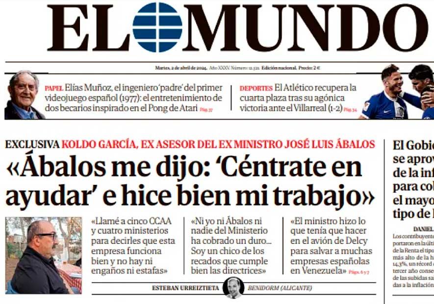 El ex asesor de Ábalos,  Koldo García, revela contactos  con el gobierno de Armengol