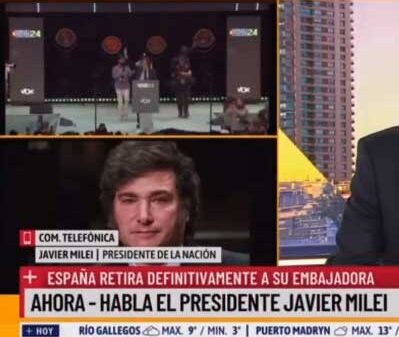 Luis Caputo tacha a Sánchez de inmaduro y Diana Mondino señala que no afectará a las empresas