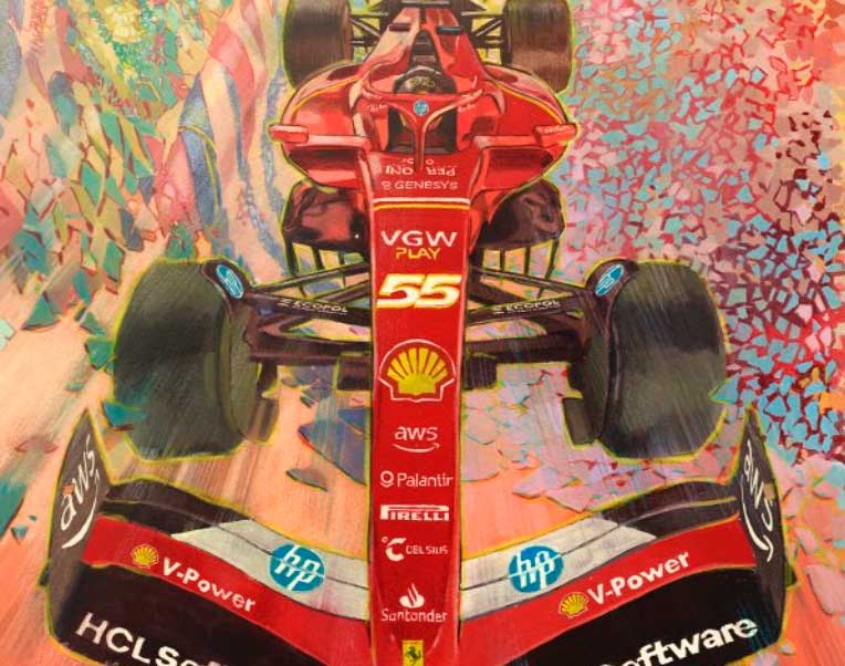 Lando, Max, Hamilton, Russell, Leclerc y Sainz, la gran batalla de bólidos en Barcelona