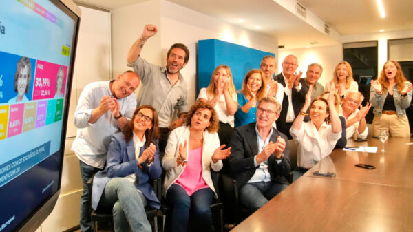Feijóo obtiene 700.000 votos más que Sánchez en la mayor victoria del PP en  unos comicios europeos en 25 años