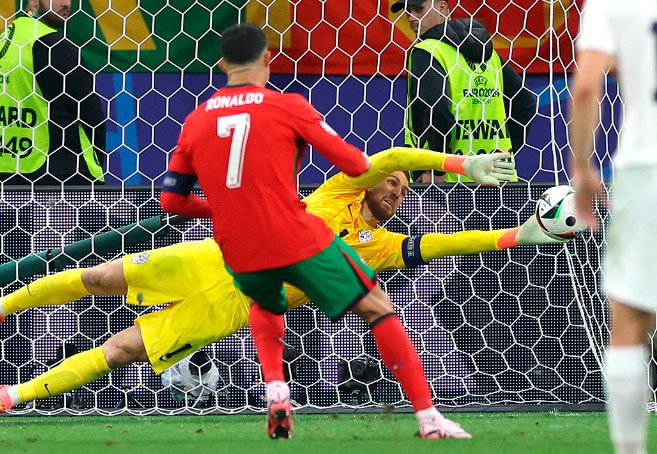 Cristiano Ronaldo se rompió llorando en plena prórroga tras parar Oblak el penalti