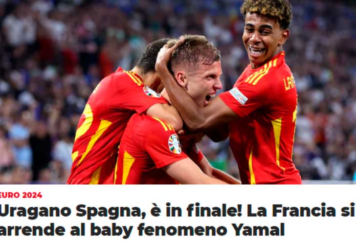 Huracán España en la EURO con Francia rendida ante el fenómeno bebé de Yamal