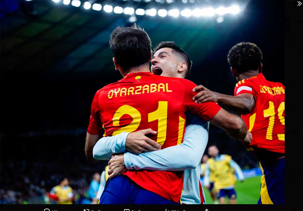 Me ha tocado a mí hacer historia en Berlín pero La Roja es una familia