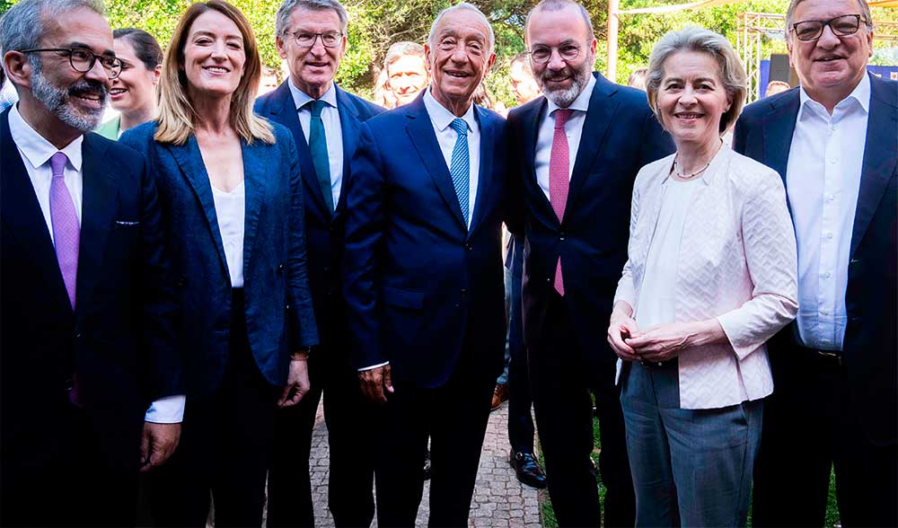 Encuentro de Feijóo con Von der Leyen ante la situación límite que atraviesa Canarias Encuentro de Feijóo con Von der Leyen ante la situación límite que atraviesa Canarias