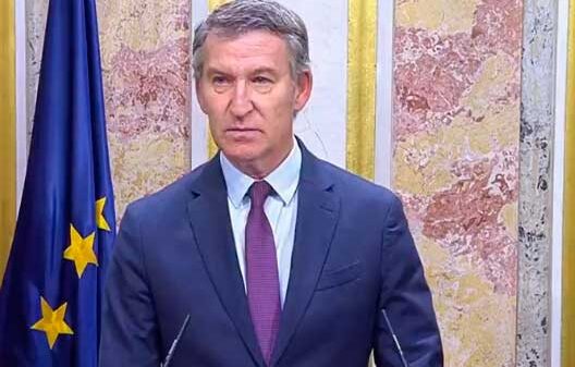 Feijóo exigió luto nacional y denunció la bajeza moral de Sánchez al mantener el Pleno para colonizar RTVE