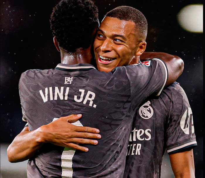 Pase mágico de Modric aprovechado por Vini y golazo de Mbappé