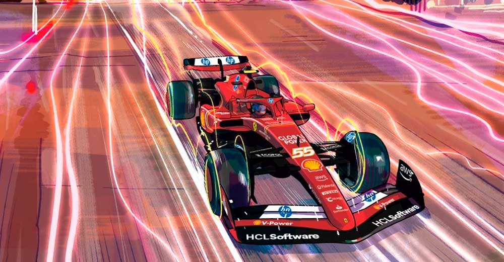 Norris, Verstappen, Sainz, Leclerc, Piastri y Russell en el crucial duelo de Austin