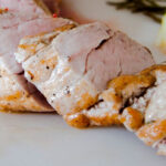 Solomillo de cerdo a la cazuela con salsa de champiñones Solomillo de cerdo a la cazuela con salsa de champiñones