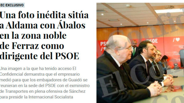 La revelación de la foto de Aldama con Ábalos en la zona noble de la sede del PSOE en Ferraz