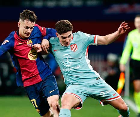 Simeone pone en peligro a Flick y logra tumbar al FC Barcelona