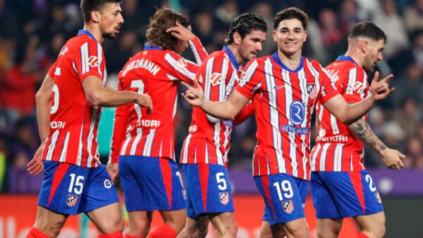 Manita del Atlético que se reengancha a la pelea por el título con nueva goleada fuera de casa