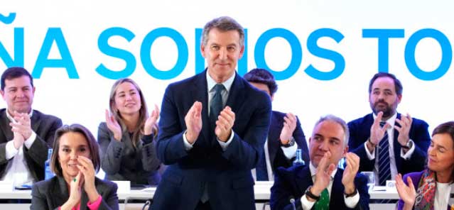 España con principios, solidaridad, igualdad y libertad plena, el llamamiento de Feijóo