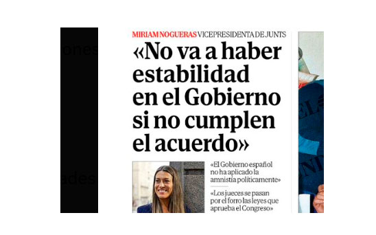 Máxima presión sobre Sánchez si desprecia la iniciativa de Junts de moción de confianza