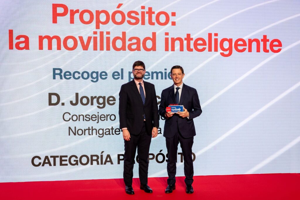 Northgate recibe el I Premio de Madrid Excelente en la categoría de Propósito, por su estrategia hacia la movilidad inteligente