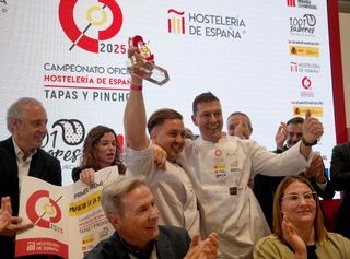La tapa “Perdiz maíz y escabeche” de Jesús Iván Anaya ganadora del III Campeonato Oficial Hostelería de España – Tapas y Pinchos