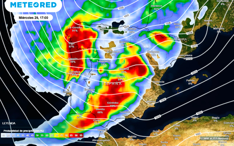 Herminia desata un riesgo extremo en España, seguida de otro temporal de alto impacto Herminia desata un riesgo extremo en España, seguida de otro temporal de alto impacto