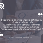 Reinaldo Ramos D’Agostino y Grupo Capital analizan las empresas líderes en bolsa