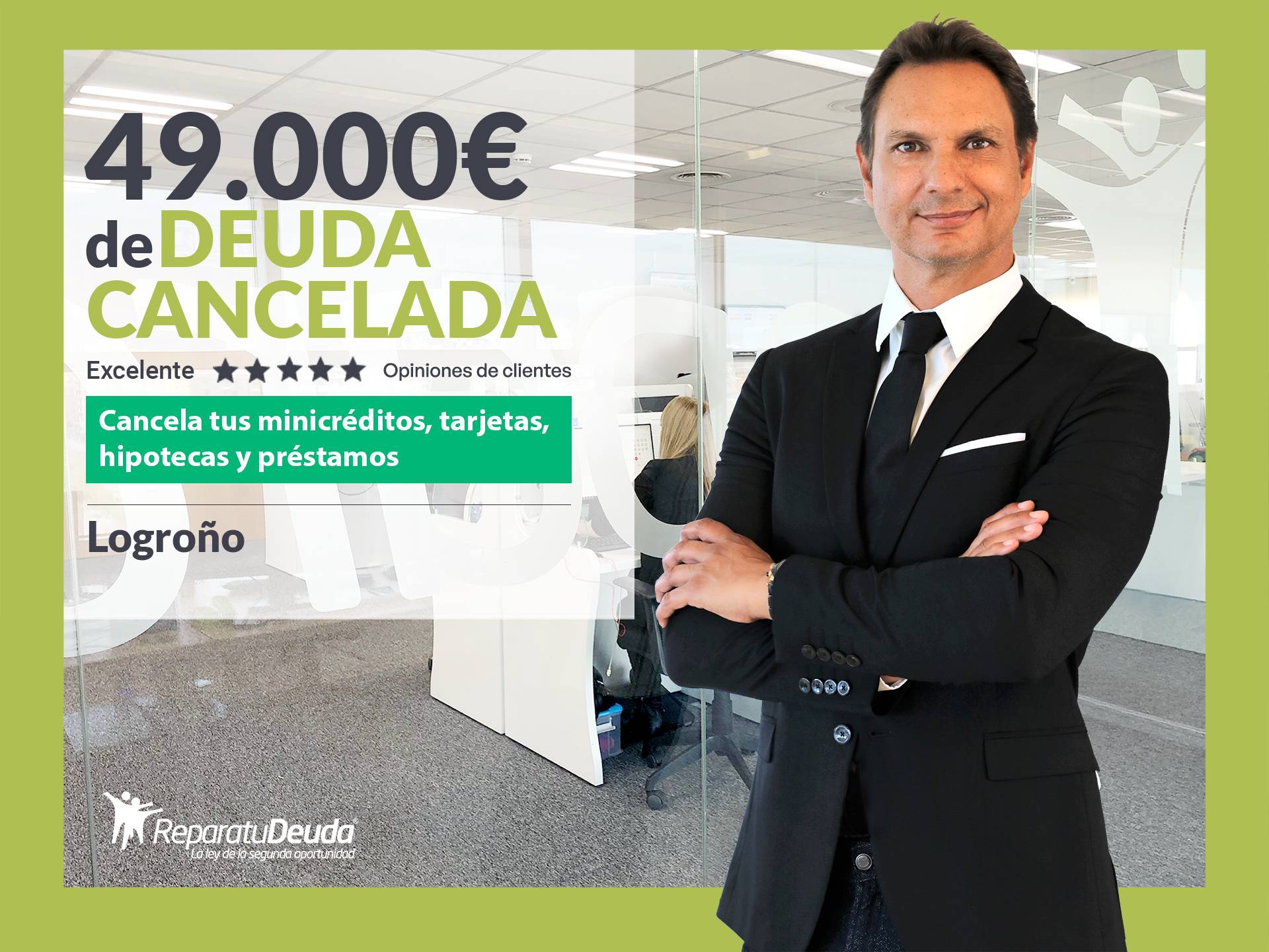 Repara tu Deuda Abogados cancela 49.000 € en Logroño (La Rioja) con la Ley de Segunda Oportunidad Repara tu Deuda Abogados cancela 49.000 € en Logroño (La Rioja) con la Ley de Segunda Oportunidad