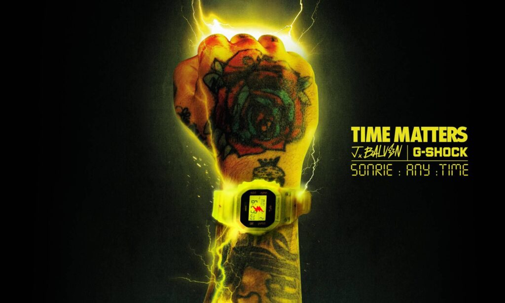 El tiempo importa con G-SHOCK x J Balvin, una colaboración atrevida y personalizable