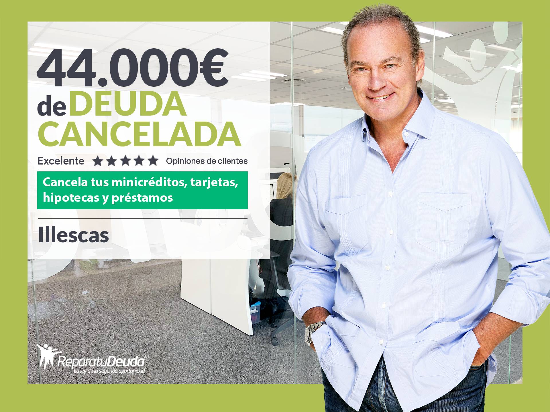 Repara tu Deuda Abogados cancela 44.000 € en Illescas (Toledo) con la Ley de Segunda Oportunidad Repara tu Deuda Abogados cancela 44.000 € en Illescas (Toledo) con la Ley de Segunda Oportunidad