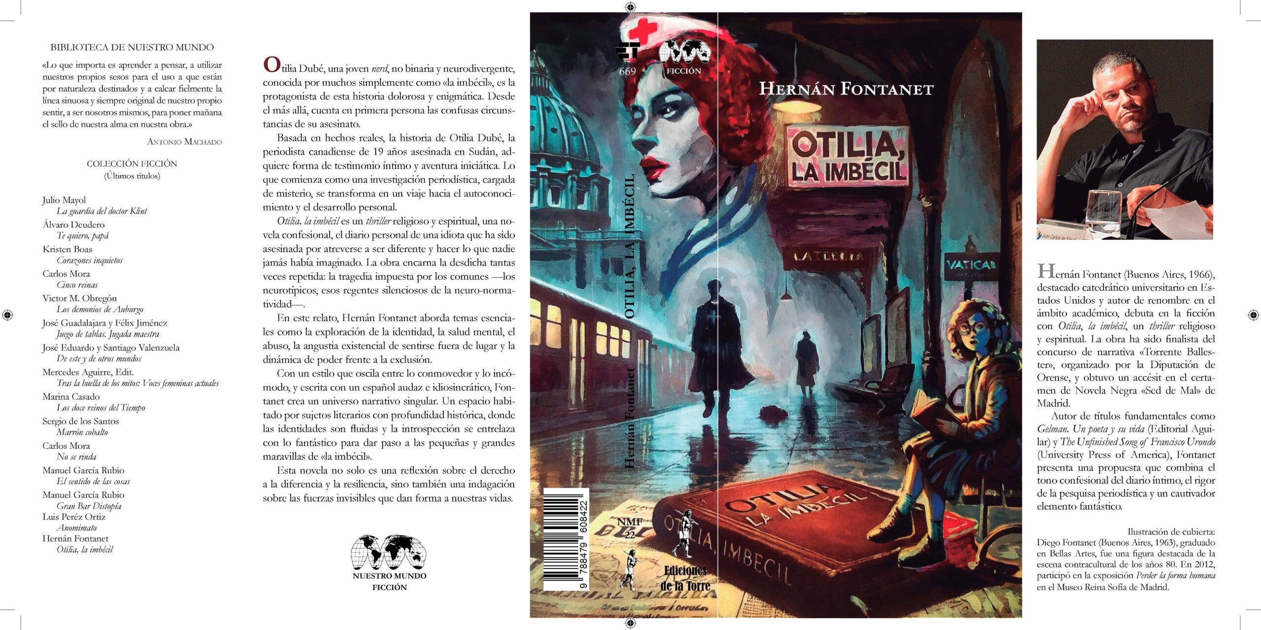 ‘Otilia, la imbécil’: El thriller religioso que revoluciona la literatura, de Hernán Fontanet