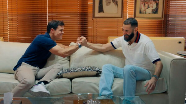Edu Aguirre entrevista en exclusiva a Karim Benzema en “Los amigos de Edu”