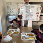 Colegio Juan Pablo II de Parla: en la mesa y en el cole se descubre al caballero