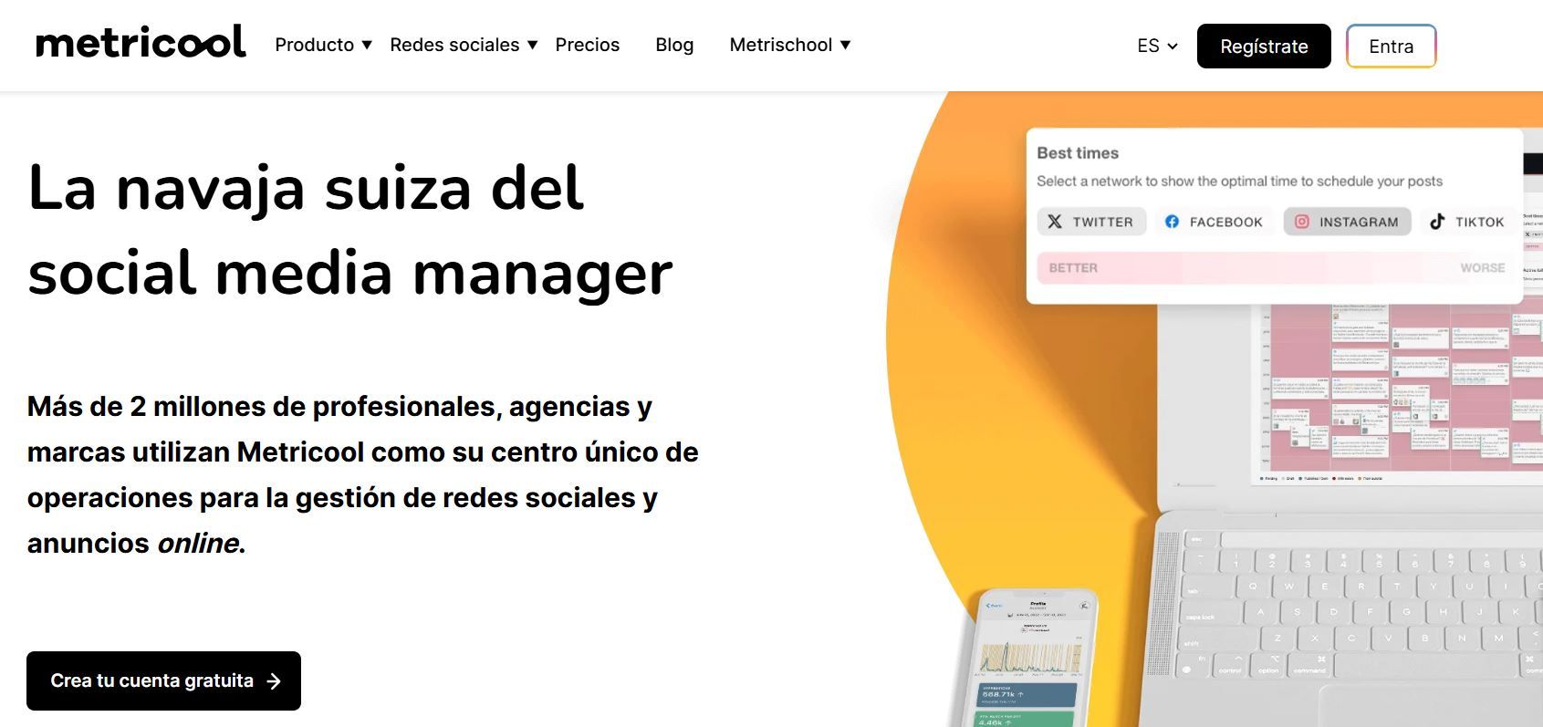 LinkedIn y Pinterest se disparan mientras TikTok sigue dominando: Tendencias clave del Informe de Redes Sociales 2025 de Metricool