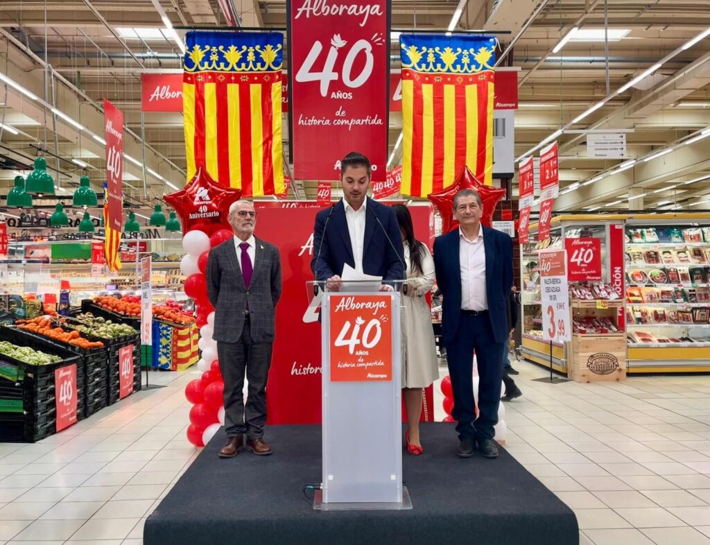 Alcampo cumple 40 años de actividad en la Comunidad Valenciana