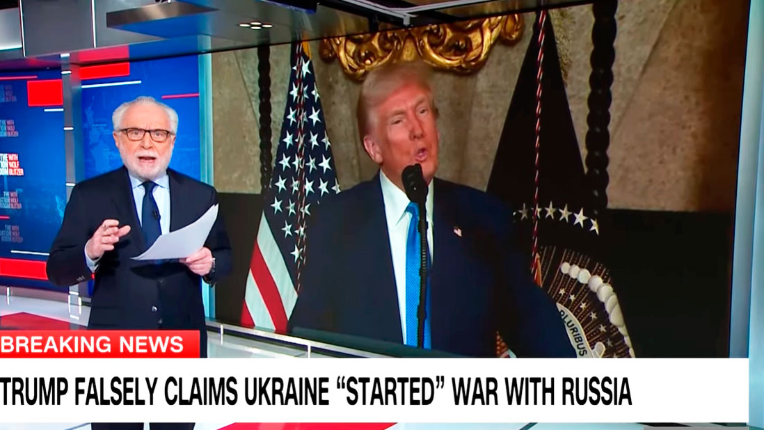 Trump, en una burbuja de desinformación al tachar a Zelenski de dictador y culpar a Ucrania de la guerra