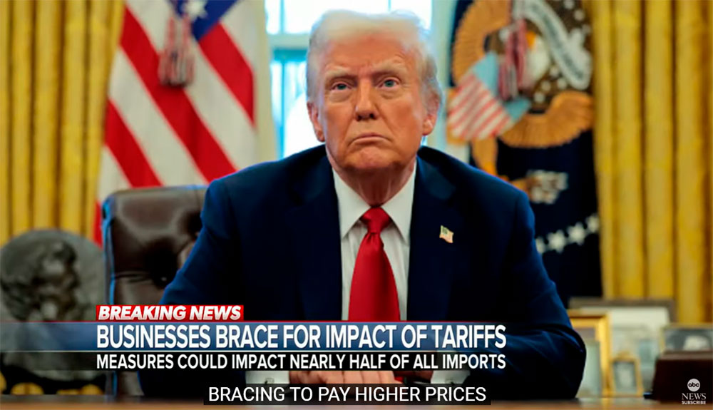 Las Bolsas caen con fuerza y el dólar se dispara al comenzar la guerra de aranceles del presidente Trump Las Bolsas caen con fuerza y el dólar se dispara al comenzar la guerra de aranceles del presidente Trump