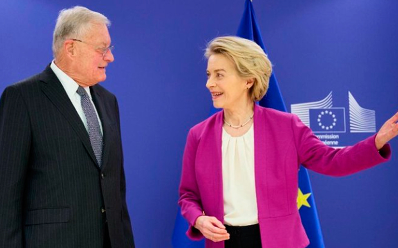 Von der Leyen exige al general Kellogg la presencia de la Unión en la negociación sobre Ucrania
