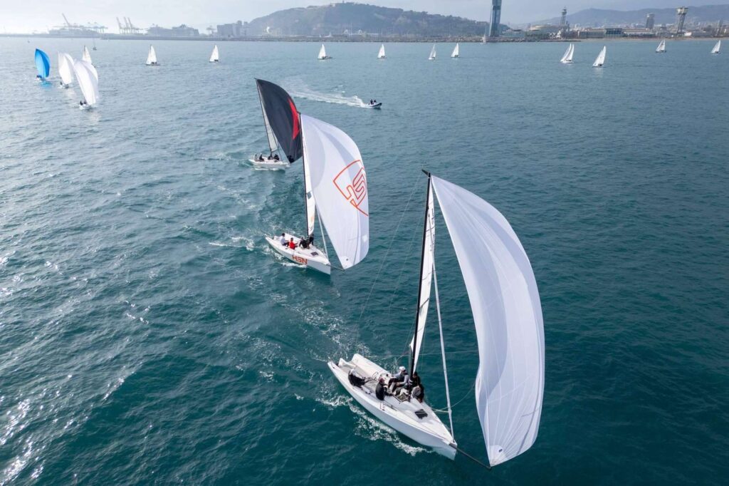 ‘HSN Sailing Team’ vuelve a regatear en las Barcelona Winter Series de J70, tras ganar en enero