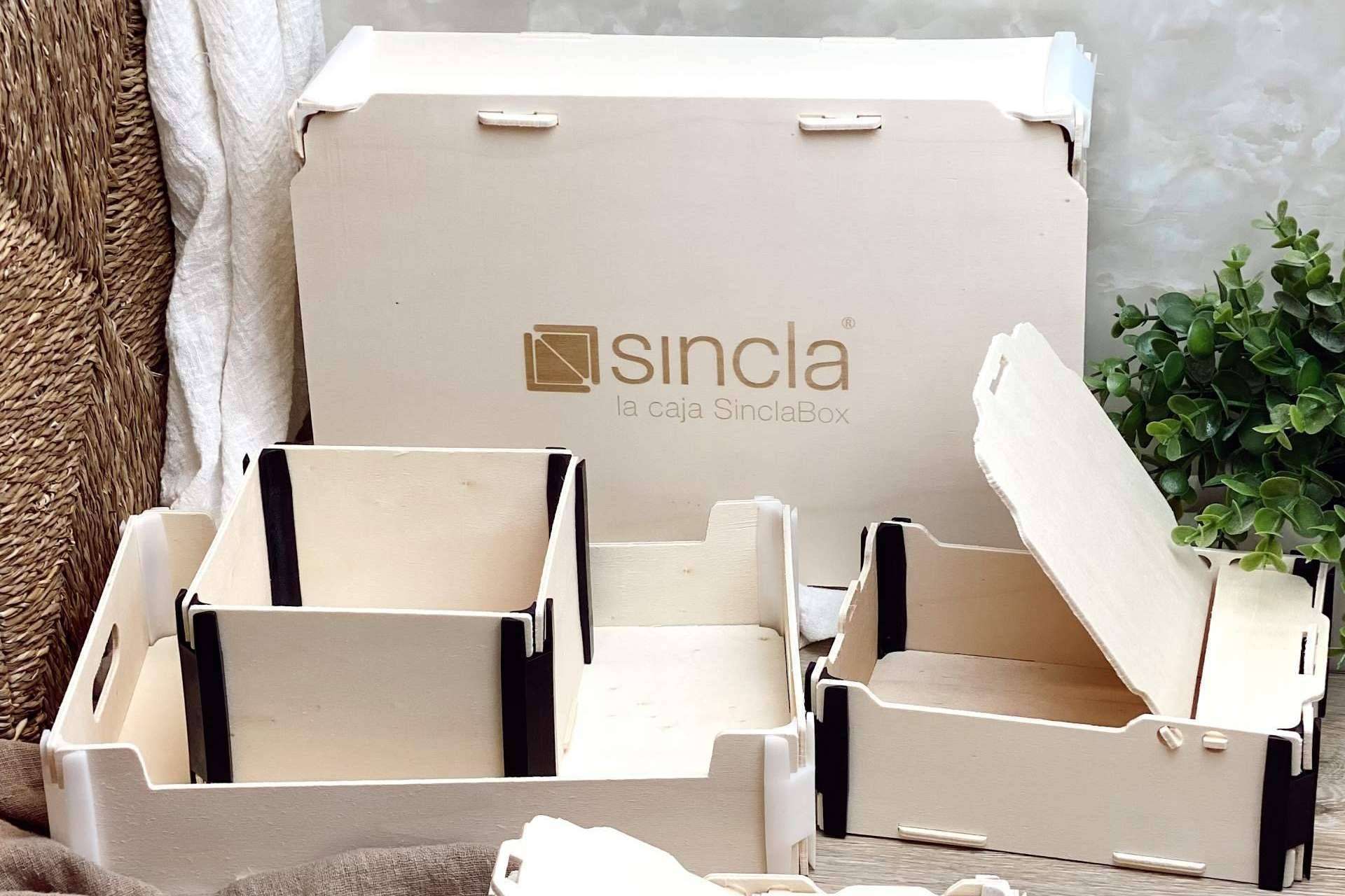 Sincla, innovación en packaging; cajas de madera automontables para e-commerce y eventos Sincla, innovación en packaging; cajas de madera automontables para e-commerce y eventos