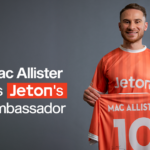 Alexis Mc Allister es anunciado como el último embajador de la marca Jeton