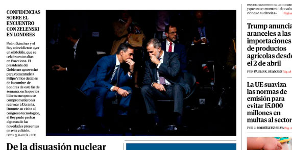 Sánchez sin reunión con el Rey en La Zarzuela ni informe a Feijóo ni al Congreso