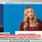 Noelia Núñez apunta que Sánchez conocía la actividad de Ábalos en La Trama Noelia Núñez apunta que Sánchez conocía la actividad de Ábalos en La Trama