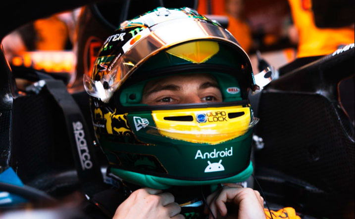 Piastri, Russell, Norris Verstappen, Hamilton y Leclerc, primera  lucha de poder 