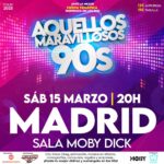 Vuelve la magia de los 90, la sala Moby Dick celebra una noche retro de nostalgia y temazos Vuelve la magia de los 90, la sala Moby Dick celebra una noche retro de nostalgia y temazos