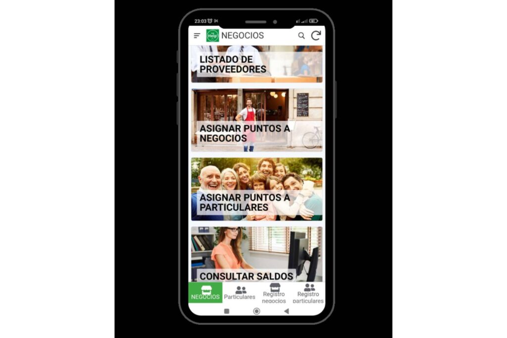 APP HELP promueve la fidelización ofreciendo puntos y cupones en comercios locales