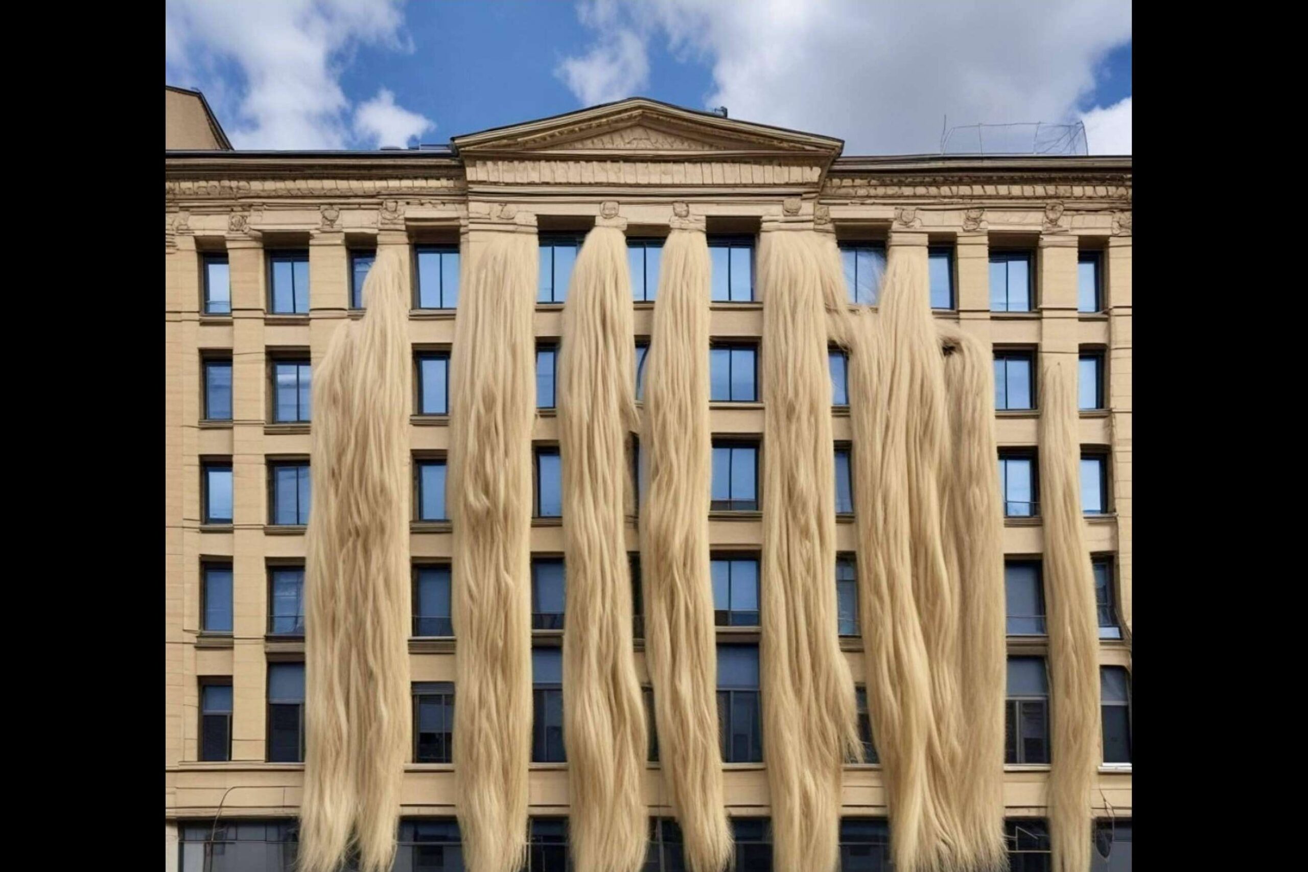 Berta Jayo revoluciona el arte contemporáneo con su serie ‘Pelo sobre edificio’ Berta Jayo revoluciona el arte contemporáneo con su serie ‘Pelo sobre edificio’