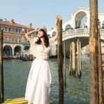 La nueva colección de novia deValérie Moreau en los fashion days del carnaval de Venecia