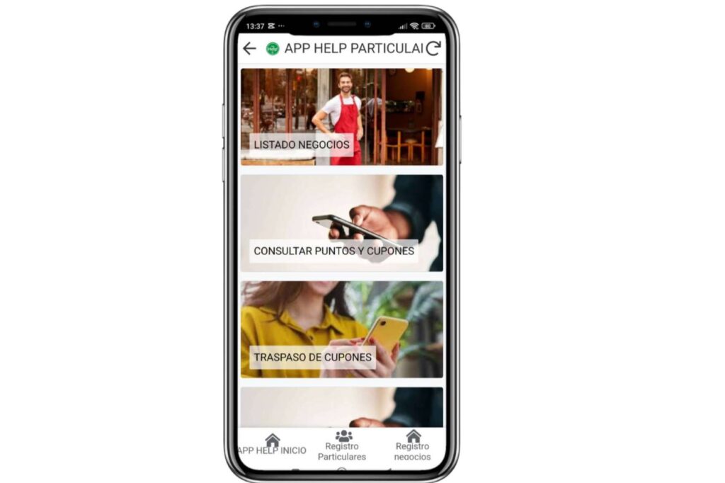 APP HELP ayuda a vender más y ganar un dinero extra