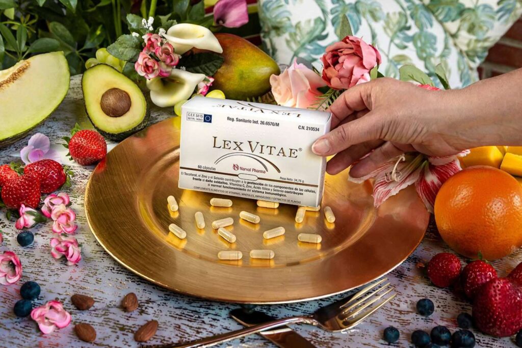 Lex Vitae, antioxidante oral formulado para el rejuvenecimiento celular y el cuidado de la piel