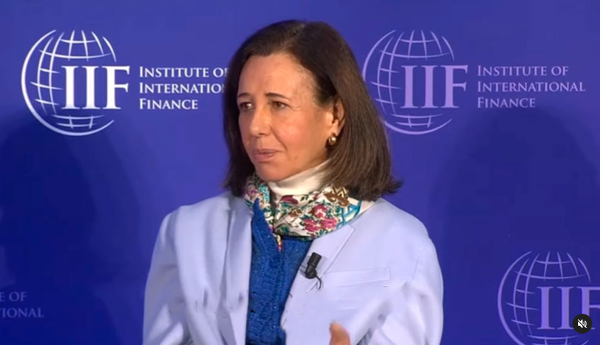 Ana Botín insta a Europa a pasar a la acción ante la guerra comercial desatada por Trump