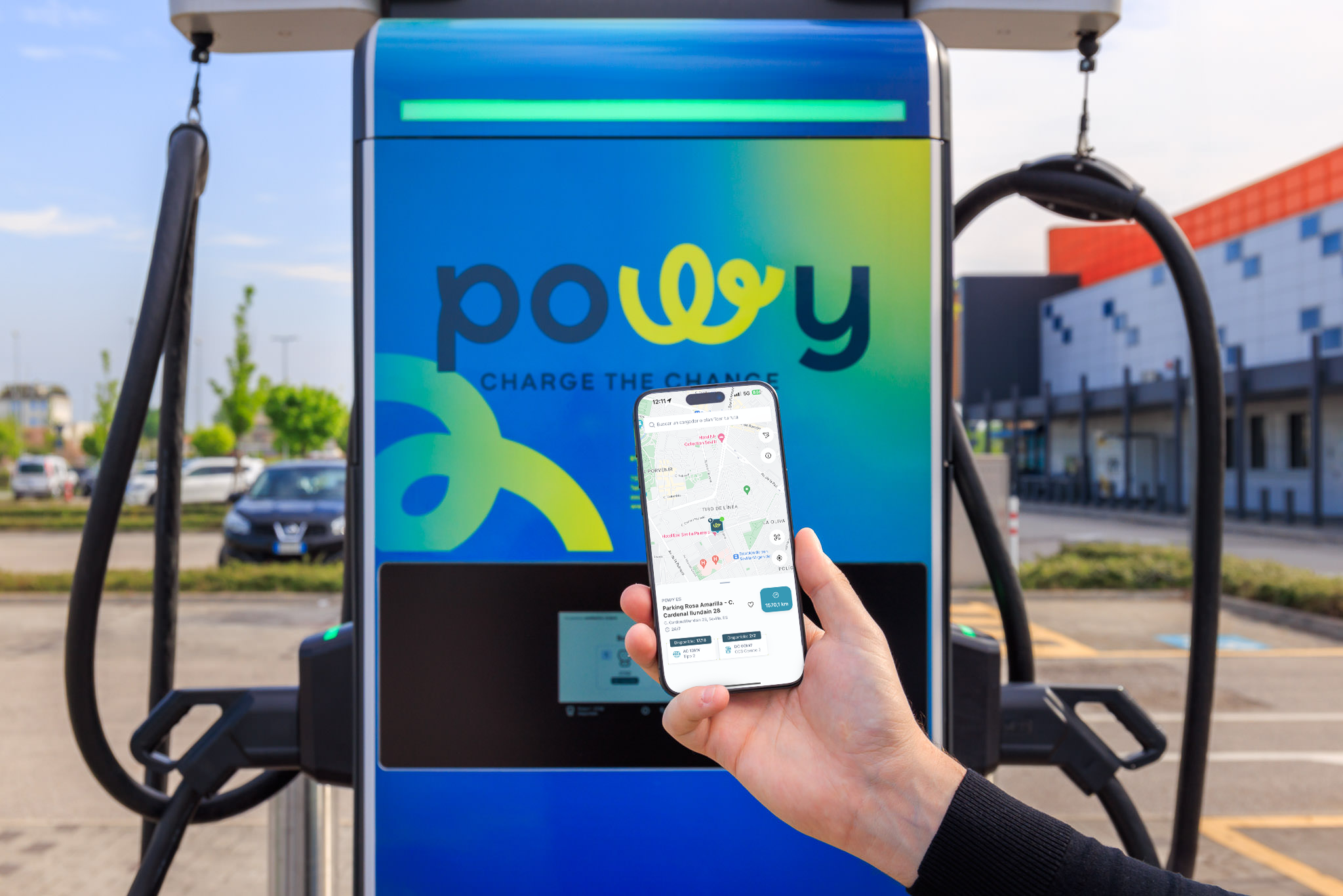 Powy mejora la experiencia de carga de vehículos eléctricos con su nueva app de servicios personalizados